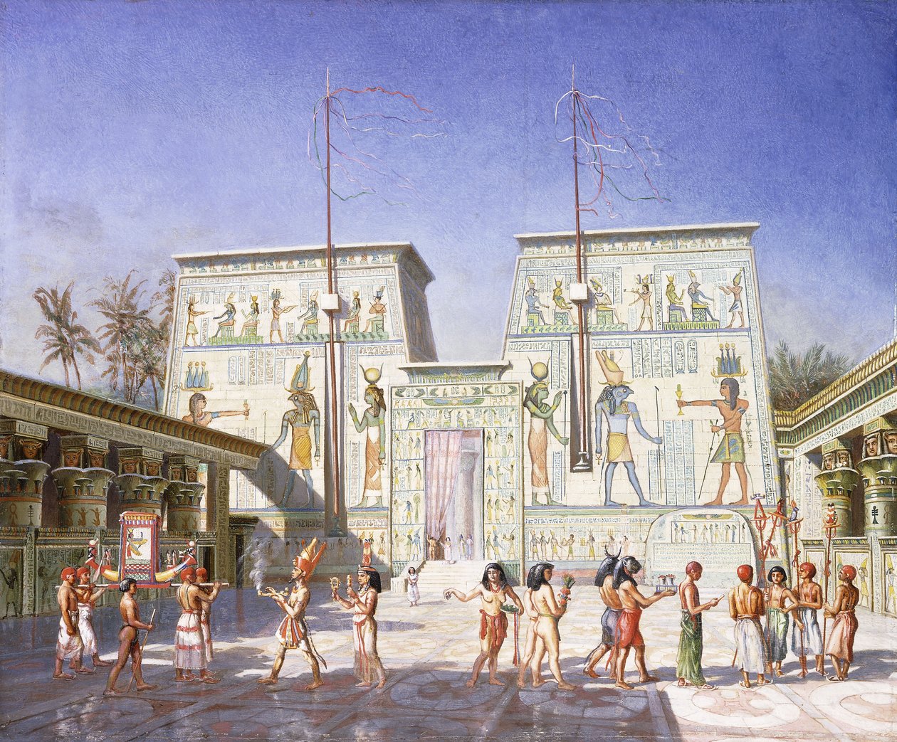 Der Tempel von Philae von Henry Hardinge Cunynghame