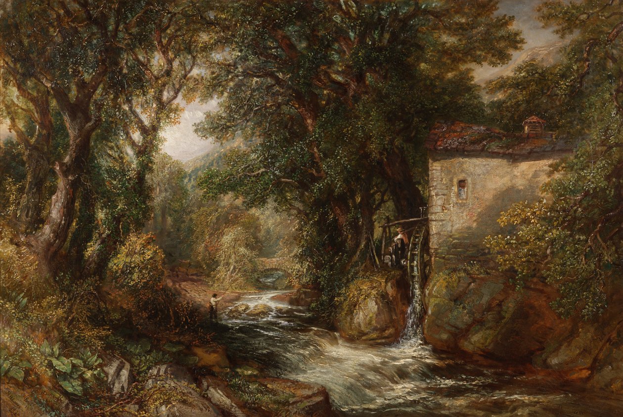 Dent Mill, Yorkshire von Henry Harris Lines