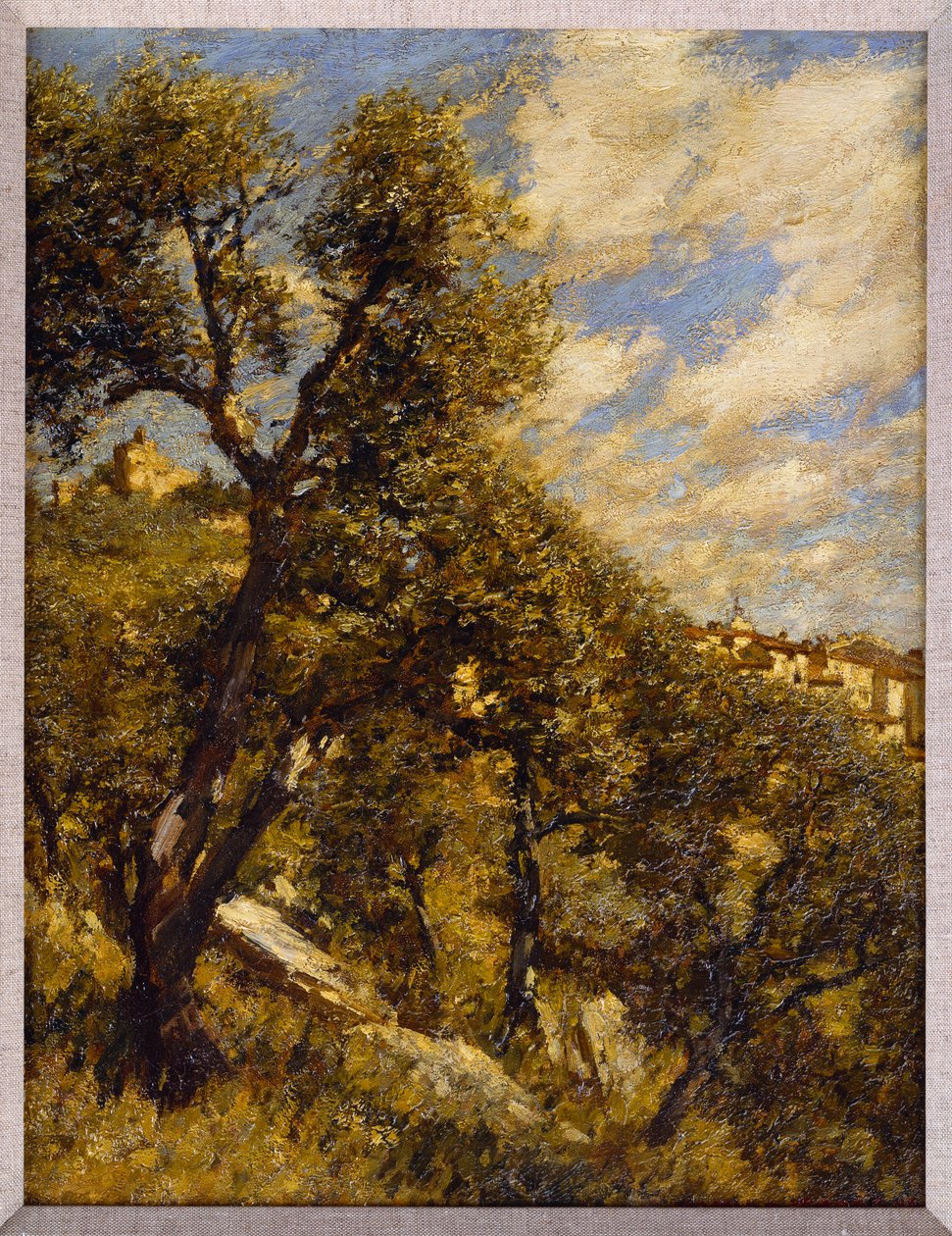 Frühling in der Provence von Henry Herbert La Thangue