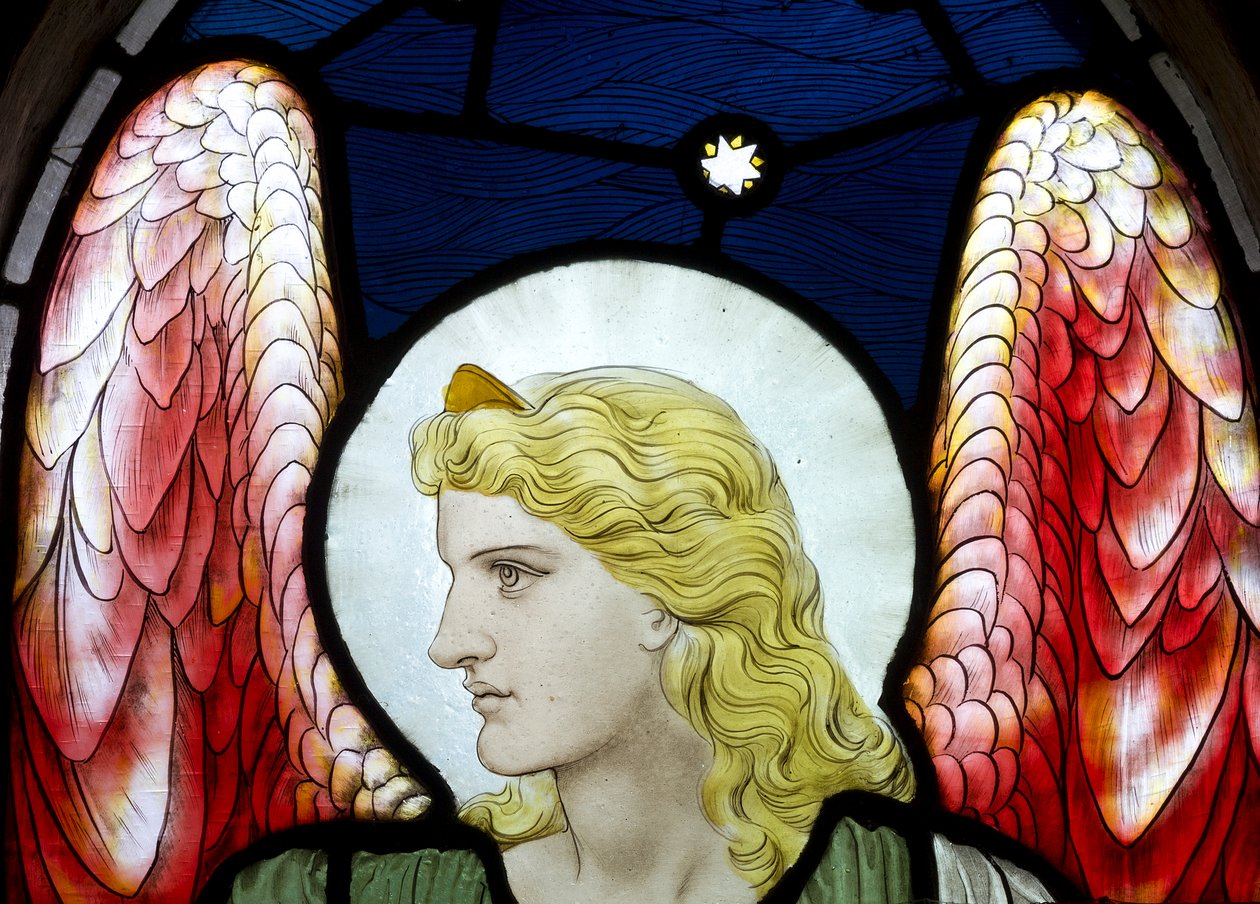 Erzengel Uriel (Detail) von Henry Holiday