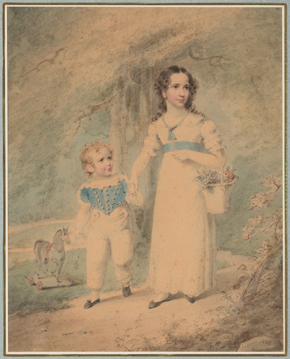 Kinder im Park von Henry Inman