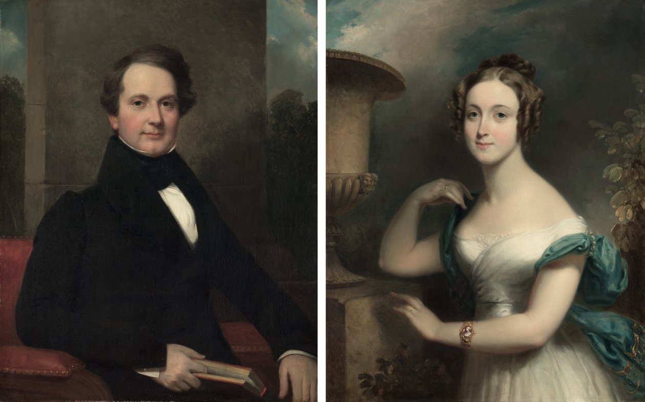 Frederic Betts; Mary Ward Betts von Henry Inman