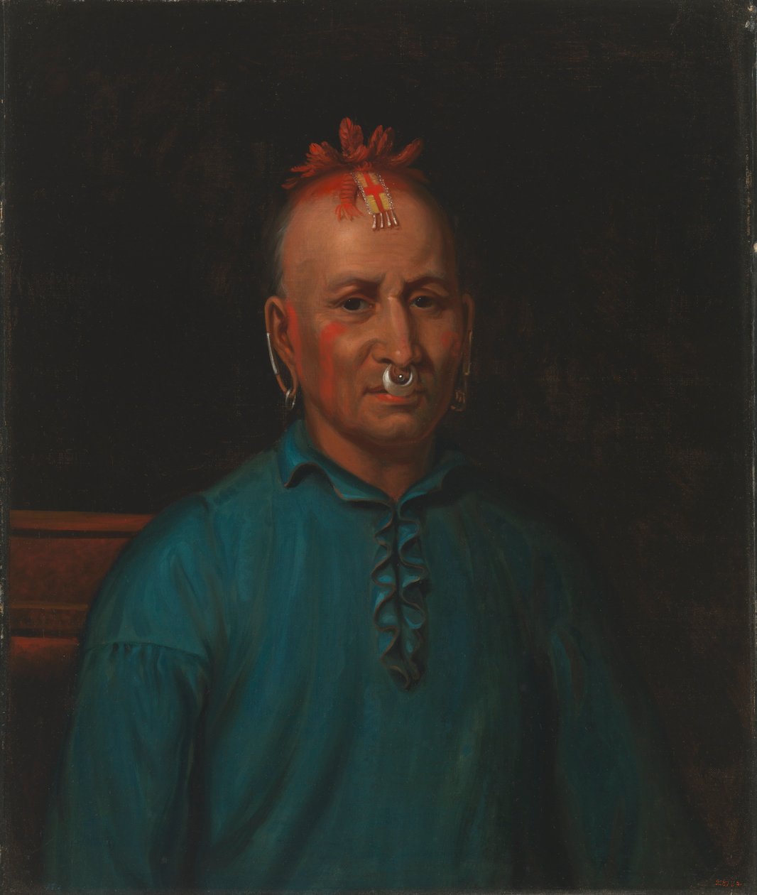 Kish-Kallo-Wa (Familie Algonkin-Stamm Shawnee) von Henry Inman