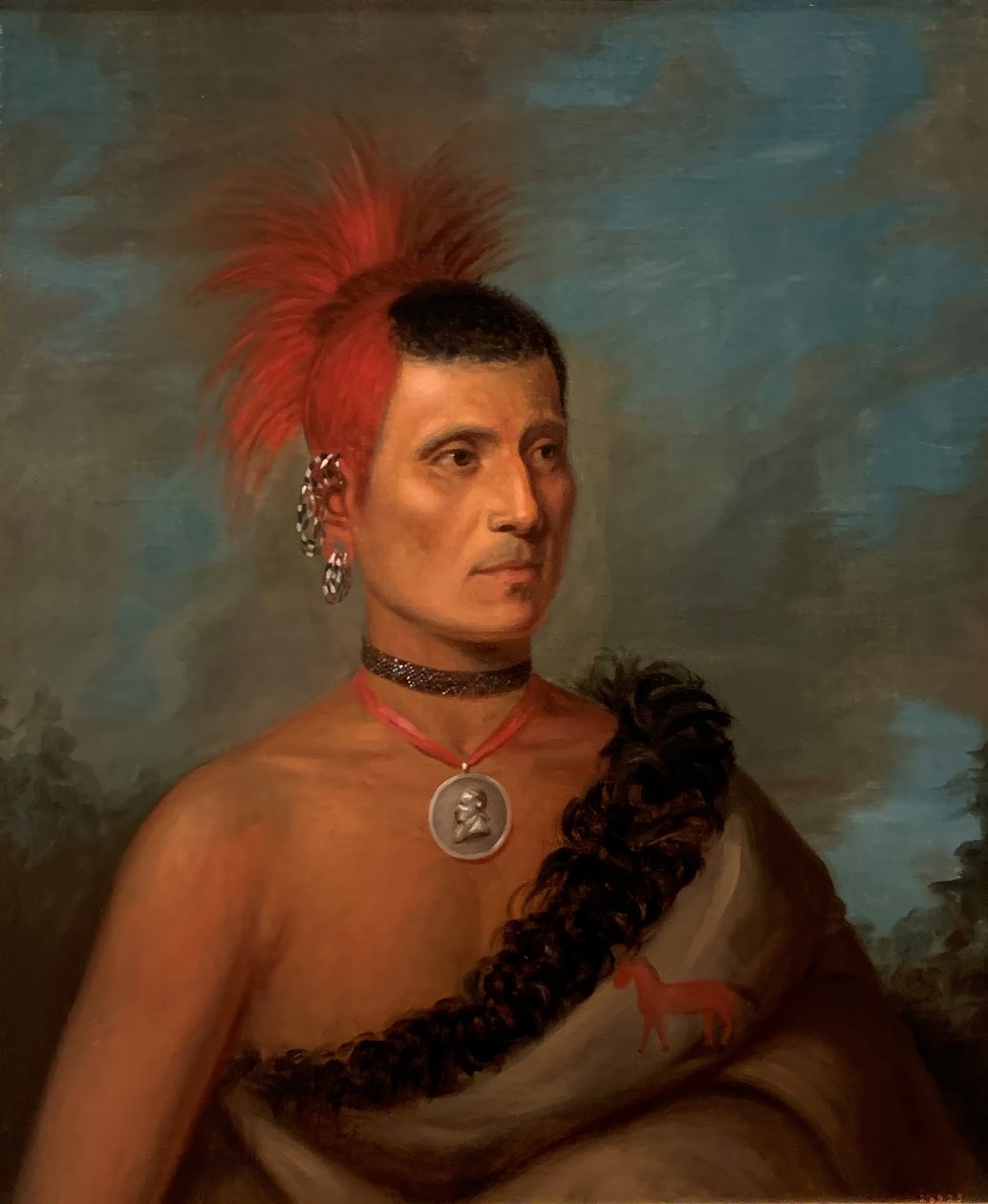 Pes-Ke-Le-Cha-Co, 1832-33 von Henry Inman