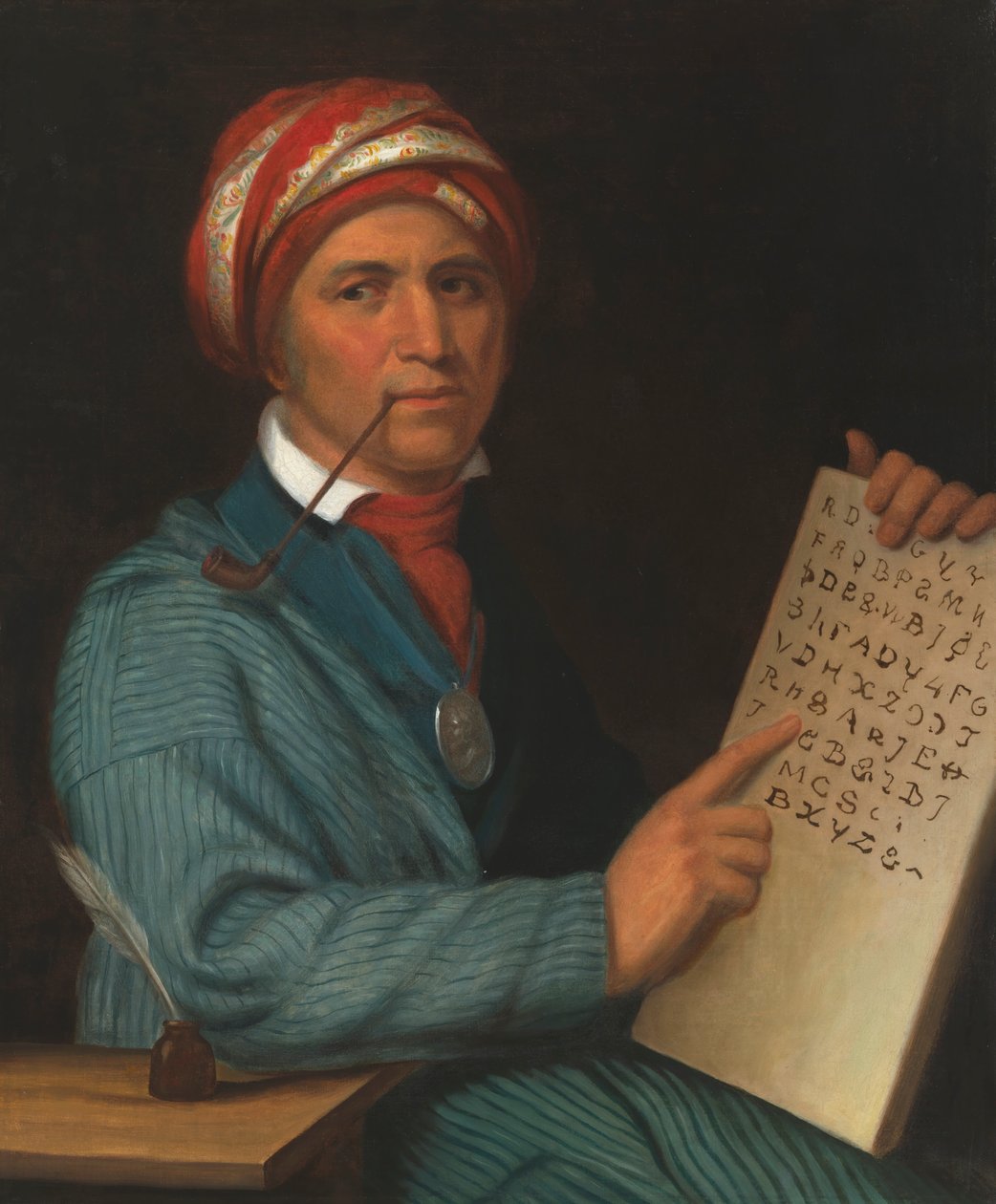 Sequoyah, ca. 1830 von Henry Inman