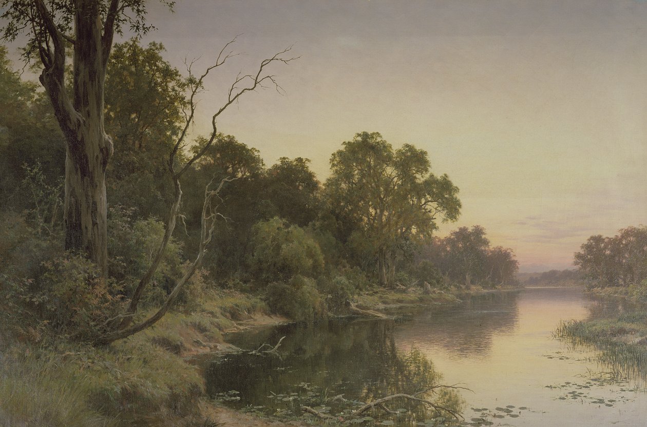 Ein Seitenarm des Murray River von Henry James Johnstone