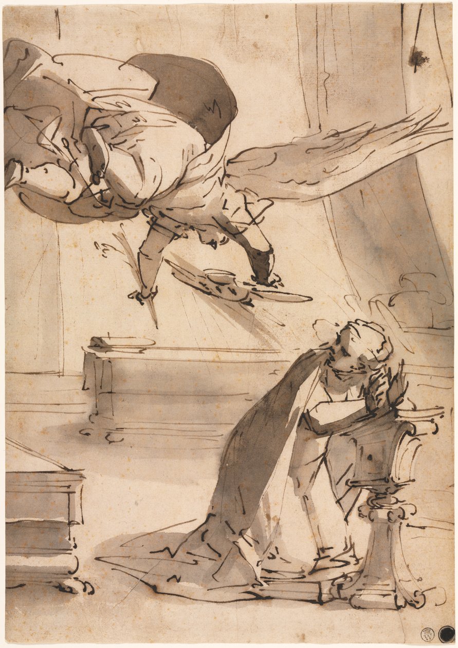 Die Verkündigung von Henry Joseph Redouté