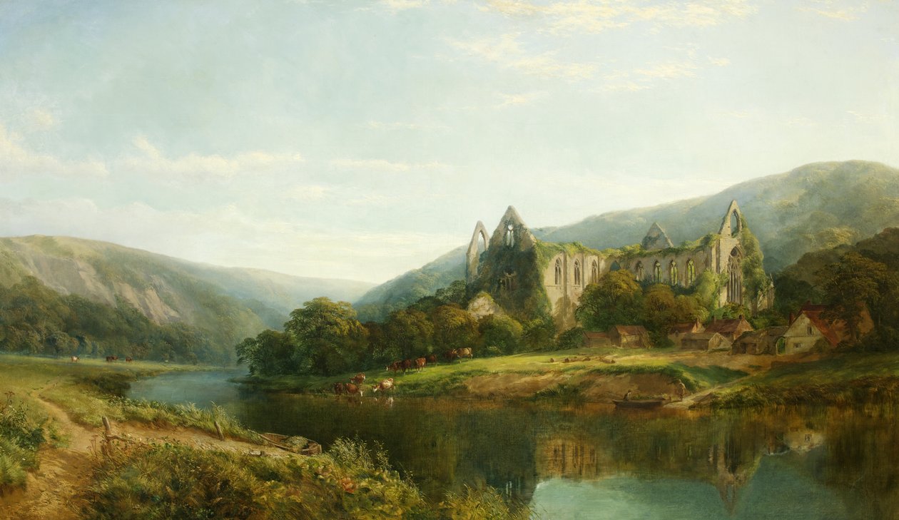 Tintern Abbey, 1861 von Henry Jutsum