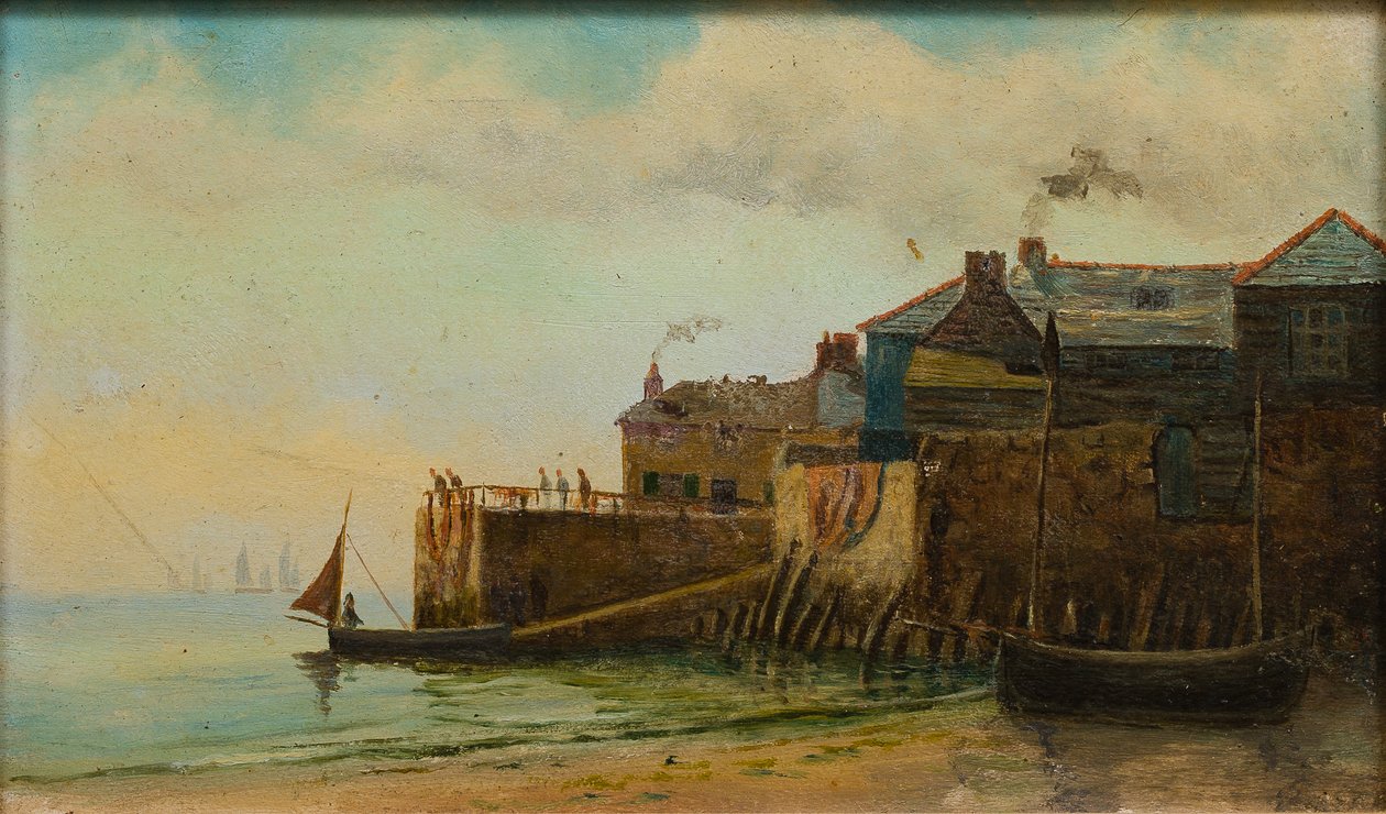 Keel Alley, Newlyn von Henry Martin