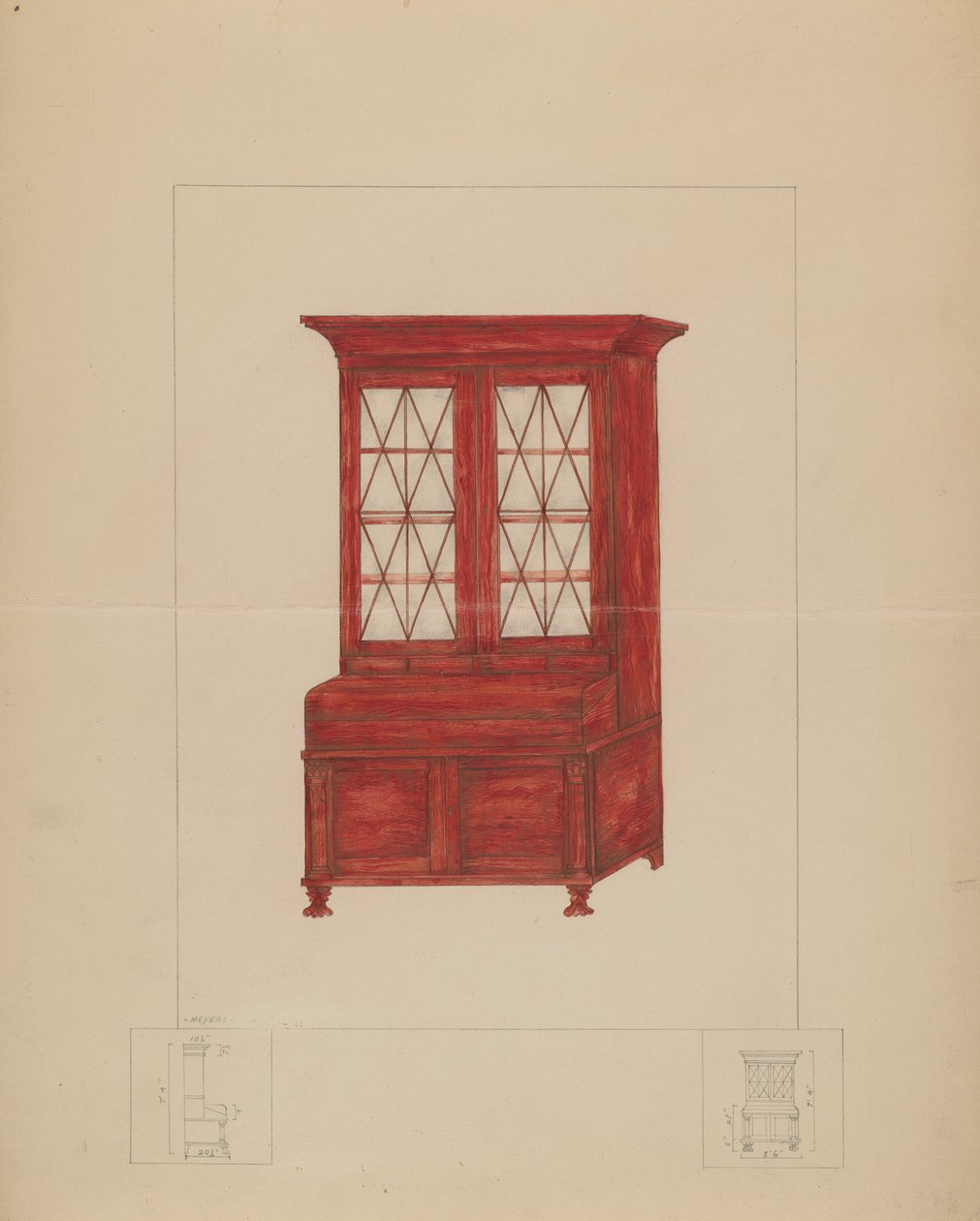 Bücherregal von Henry Meyers