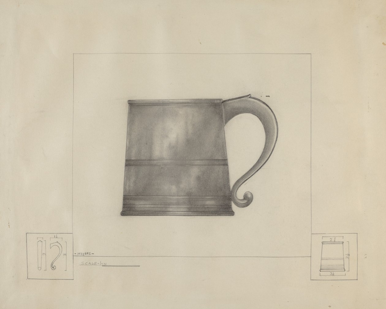 Zinnkrug von Henry Meyers