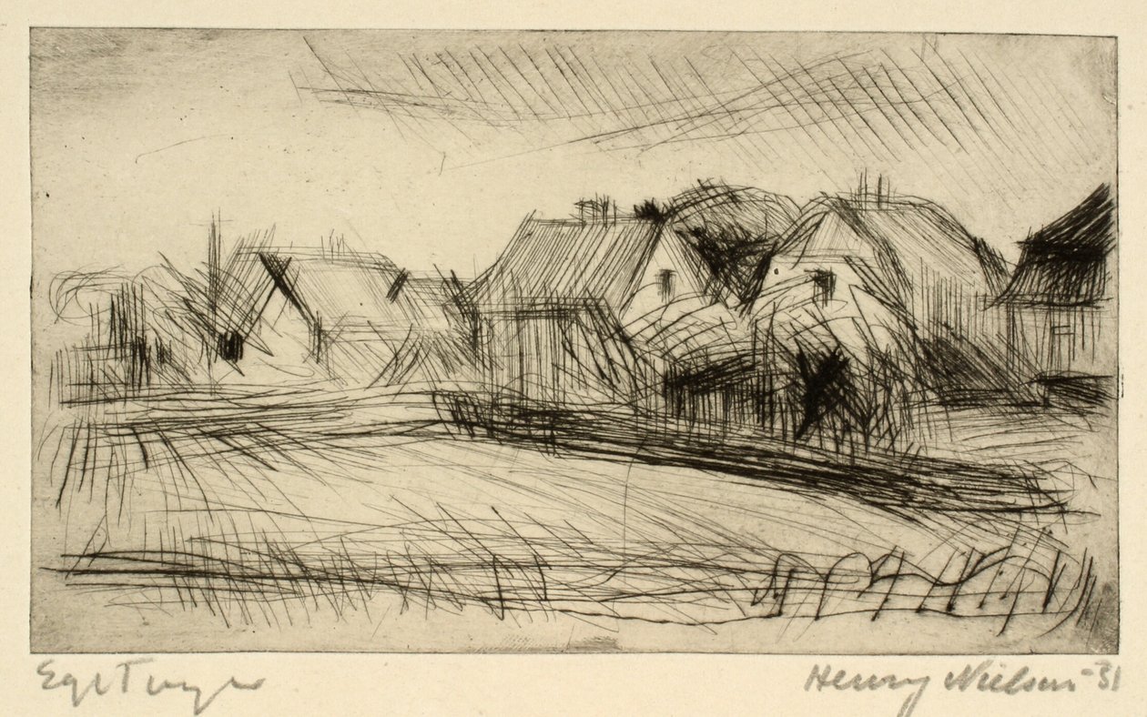 Häuser mit Gärten von Henry Nielsen