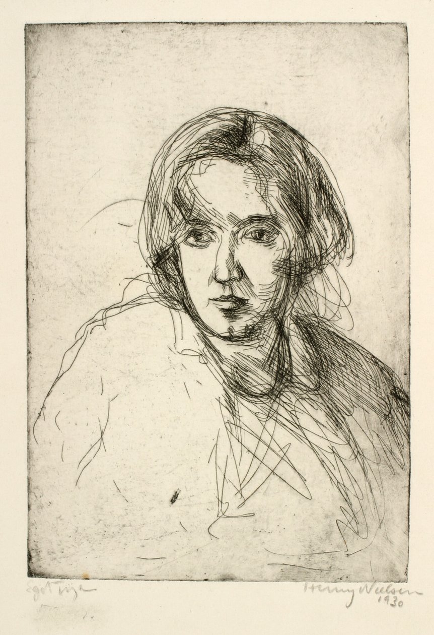 Frauenporträt von Henry Nielsen
