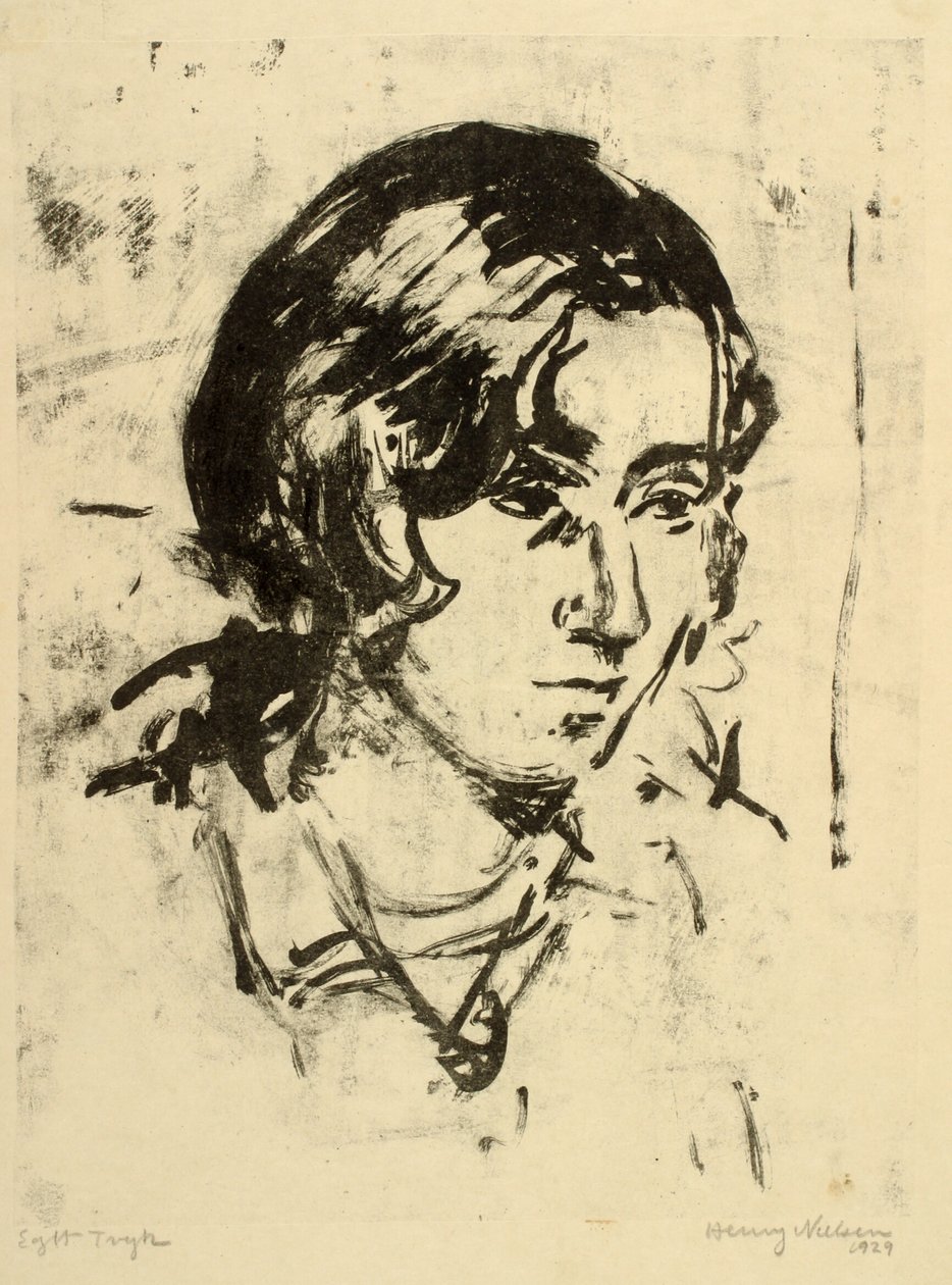 Frauenporträt von Henry Nielsen