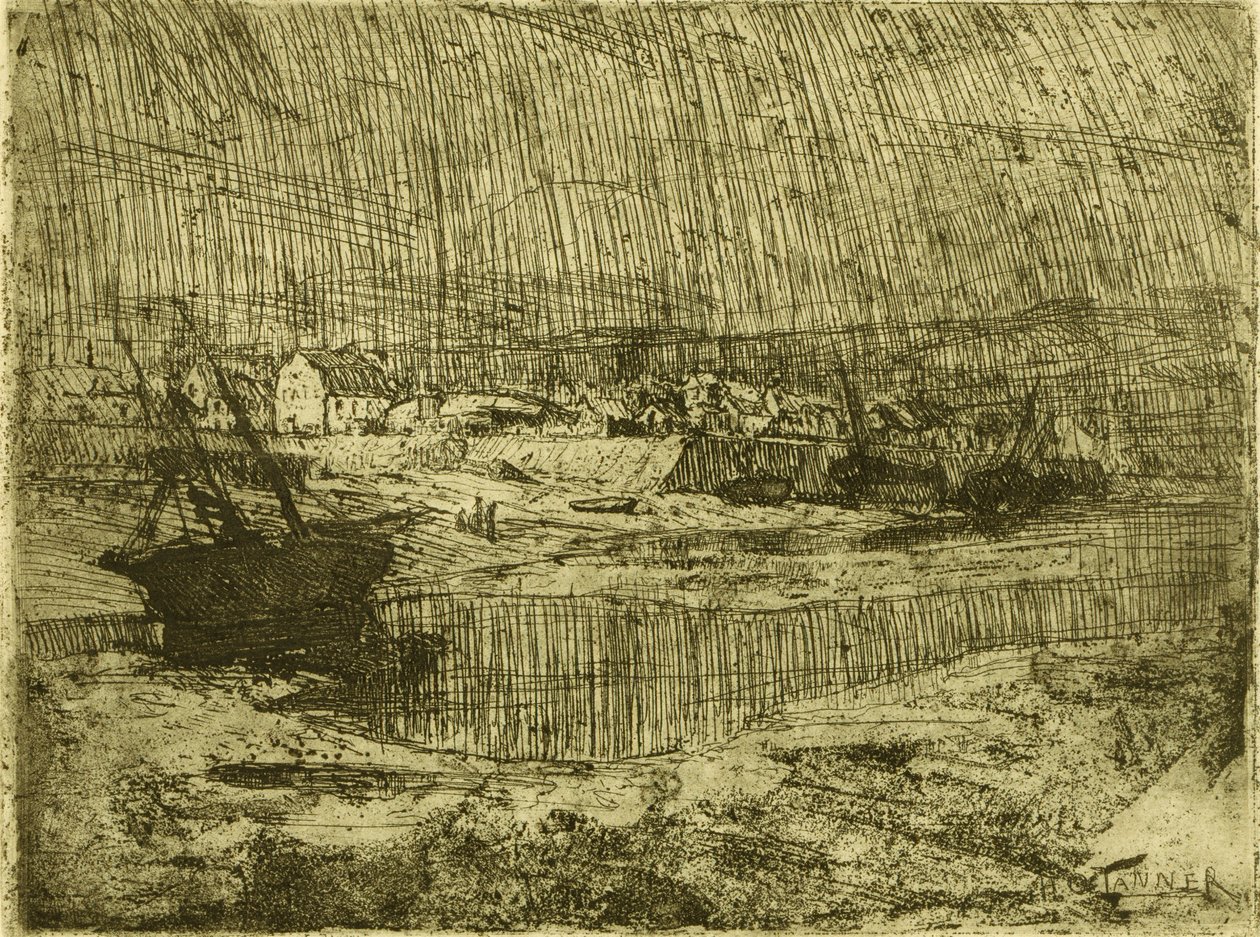 Gekenterte Fischerboote, Bretagne von Henry Ossawa Tanner