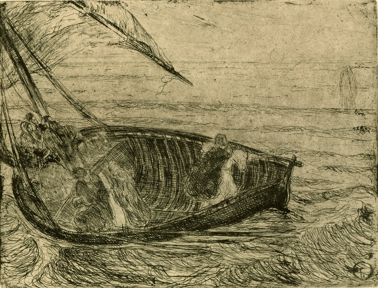Christus geht auf dem Wasser von Henry Ossawa Tanner
