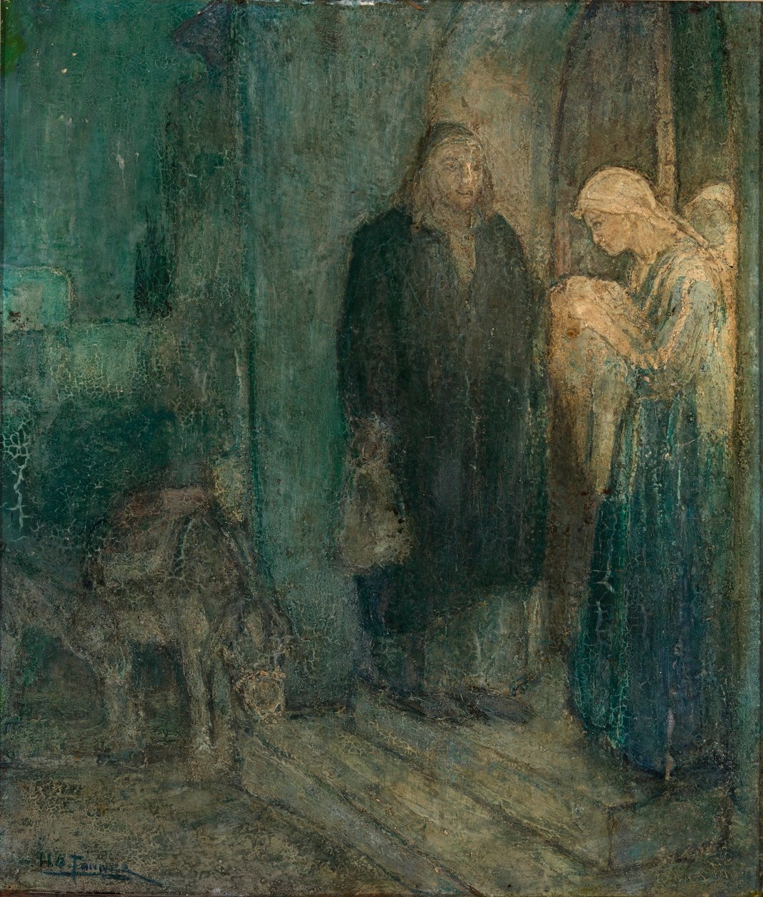 Abreise nach Ägypten (Im Gasthaus) von Henry Ossawa Tanner