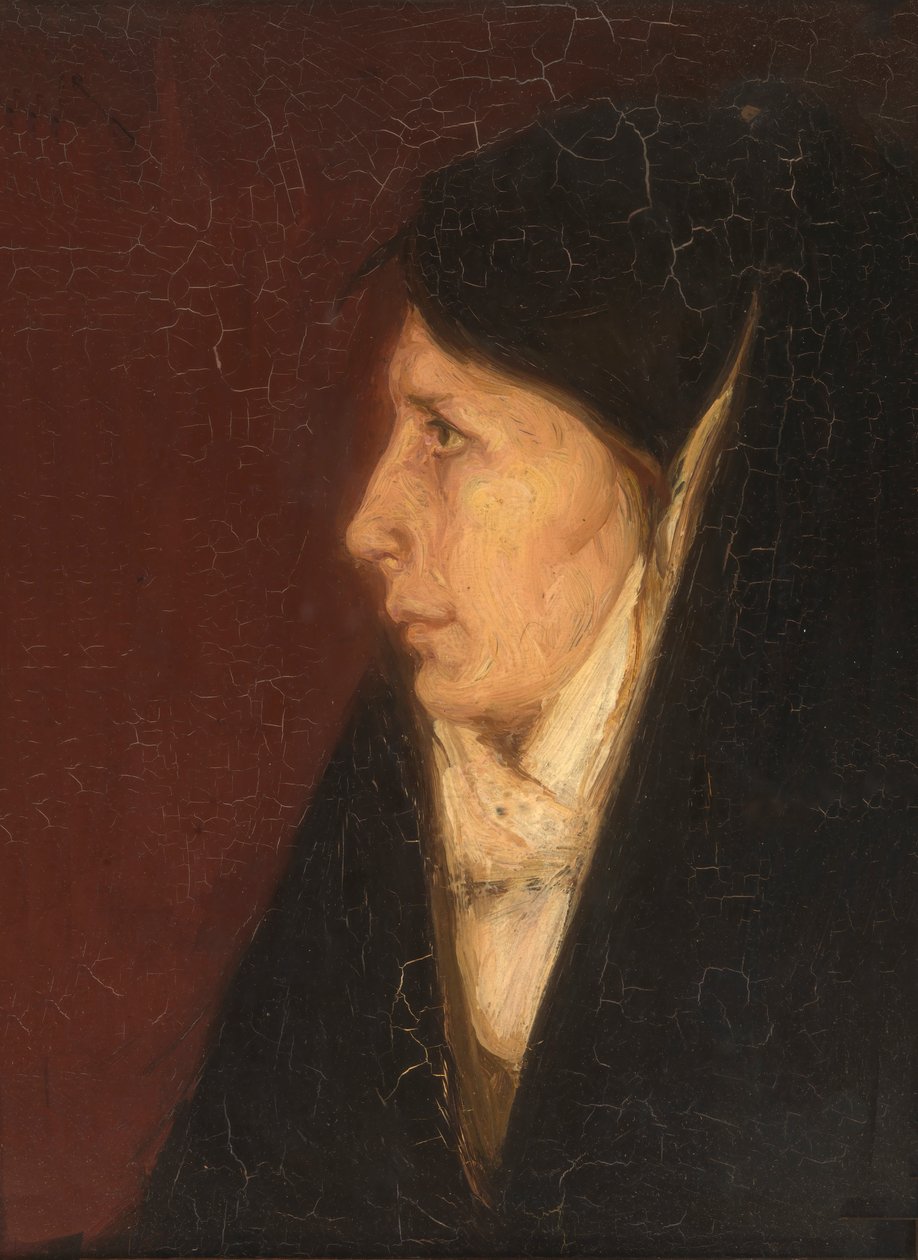 Profil eines Frauenkopfes von Henry Ossawa Tanner