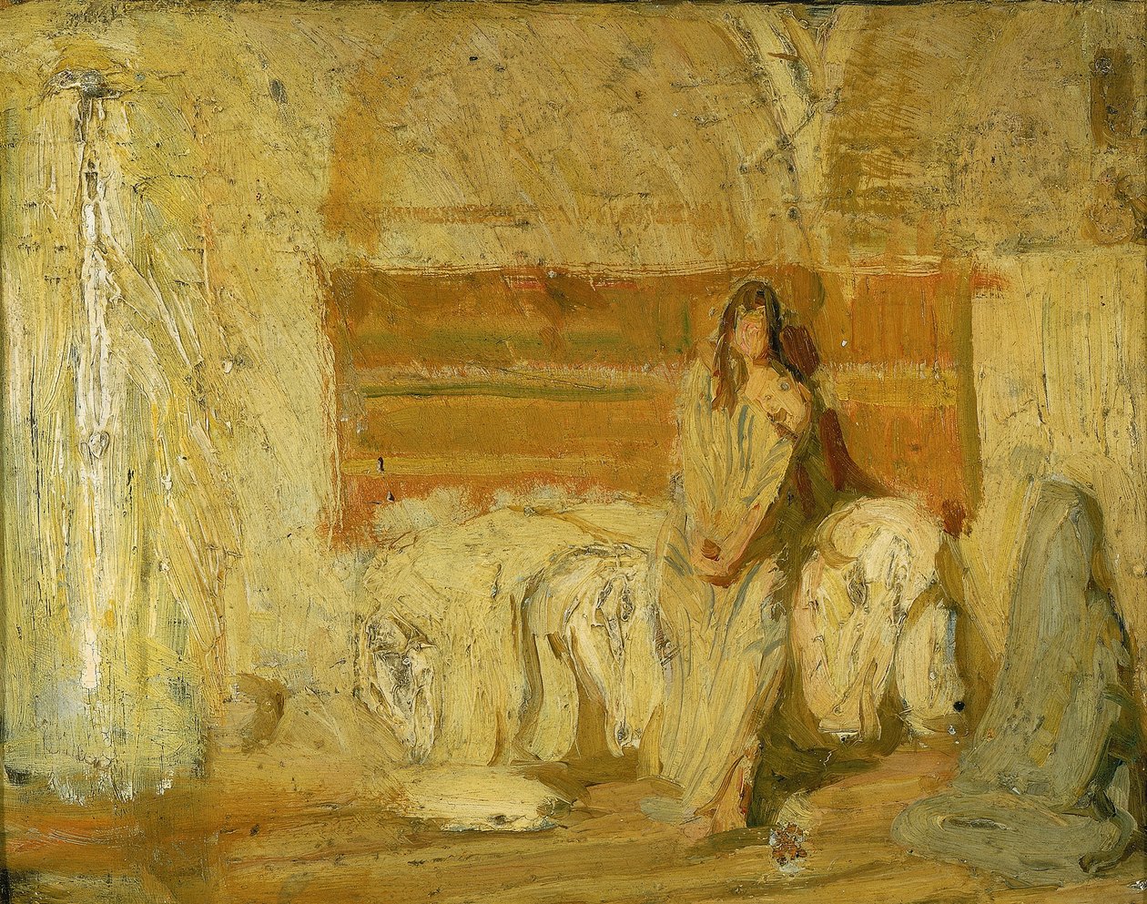 Studie zur Verkündigung von Henry Ossawa Tanner
