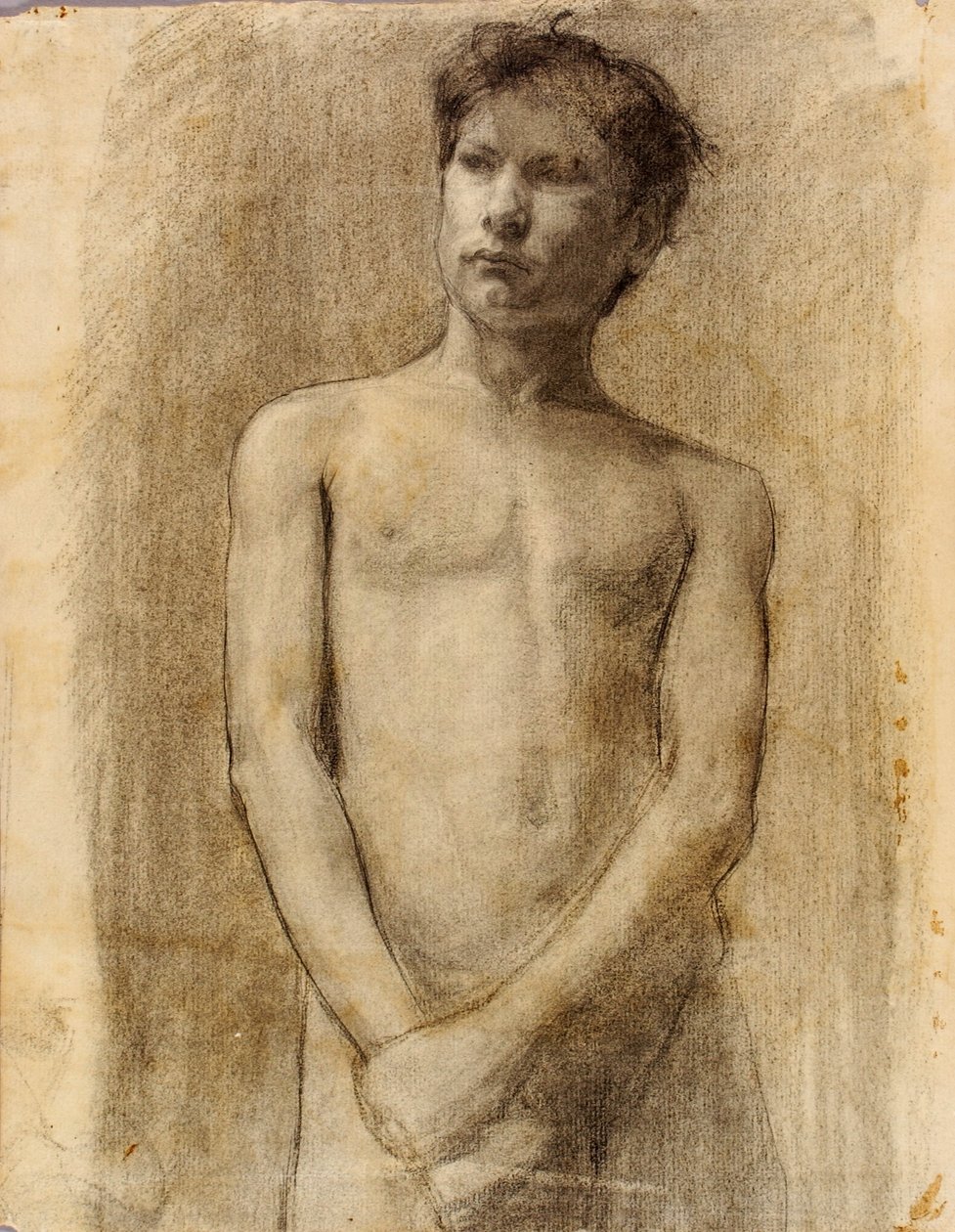 Studie eines jungen Mannes von Henry Ossawa Tanner