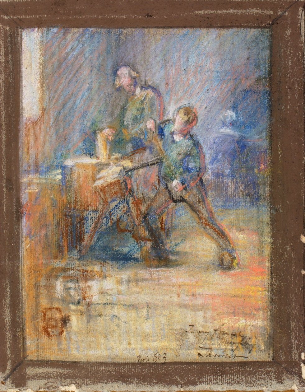Der junge Sabotmacher von Henry Ossawa Tanner