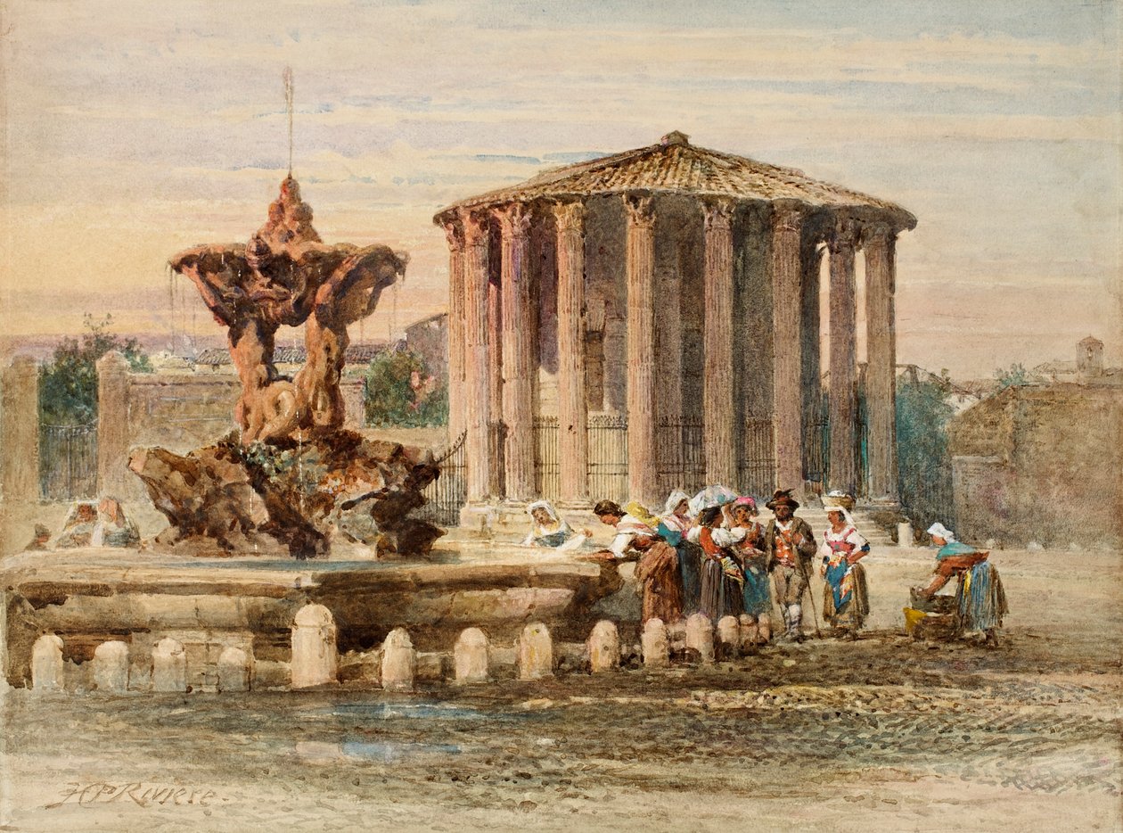 Brunnen in Rom von Henry Parsons Riviere