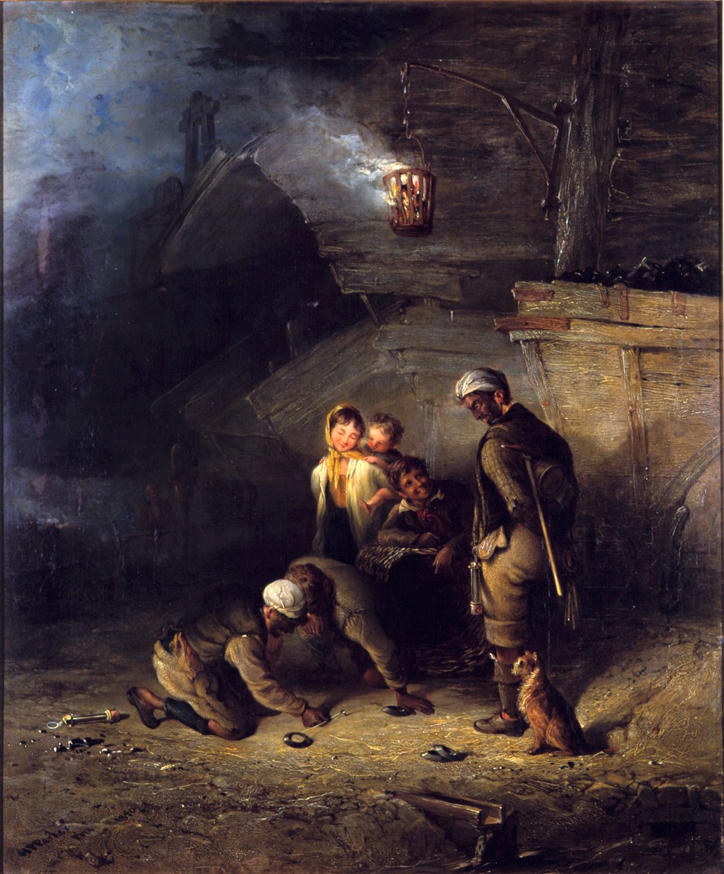 Bergleute beim Quoits-Spiel von Henry Perlee Parker