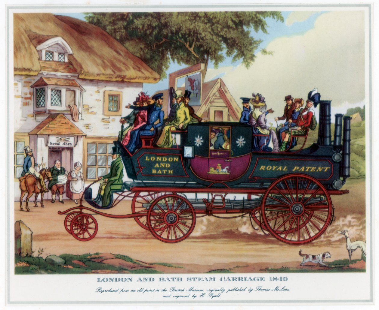 London und Bath Dampfwagen von Henry Pyall