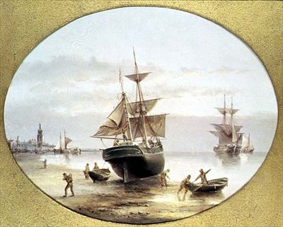 Hafenszene von Henry Redmore