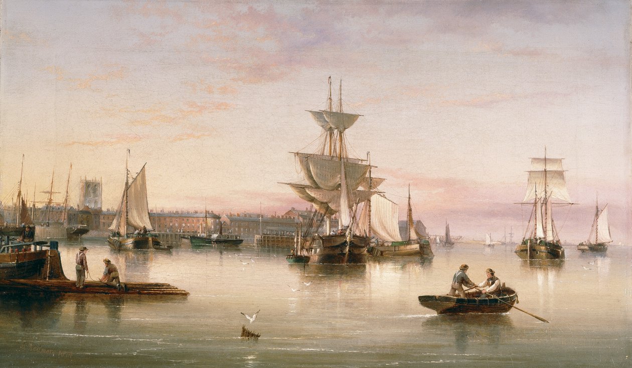 Hull vom Humber aus von Henry Redmore