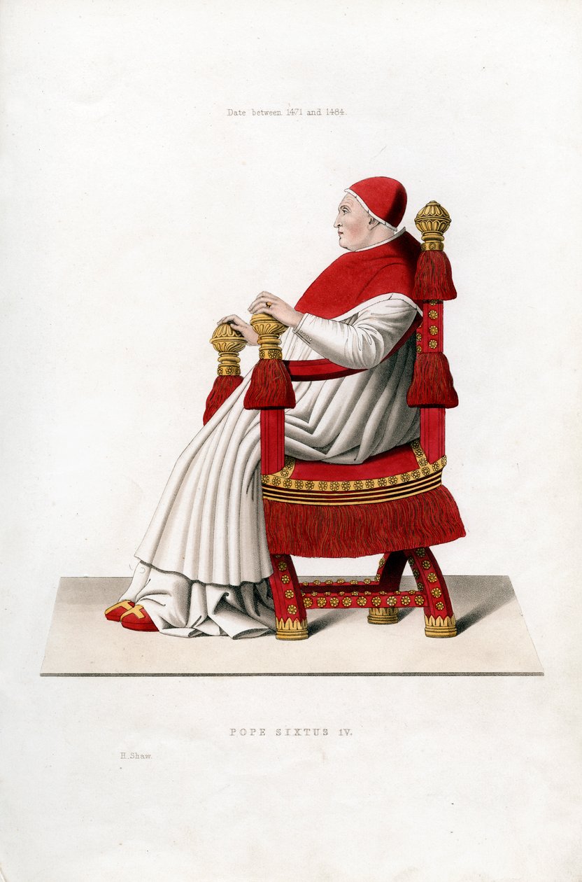 Papst Sixtus IV., 1471-1484 von Henry Shaw