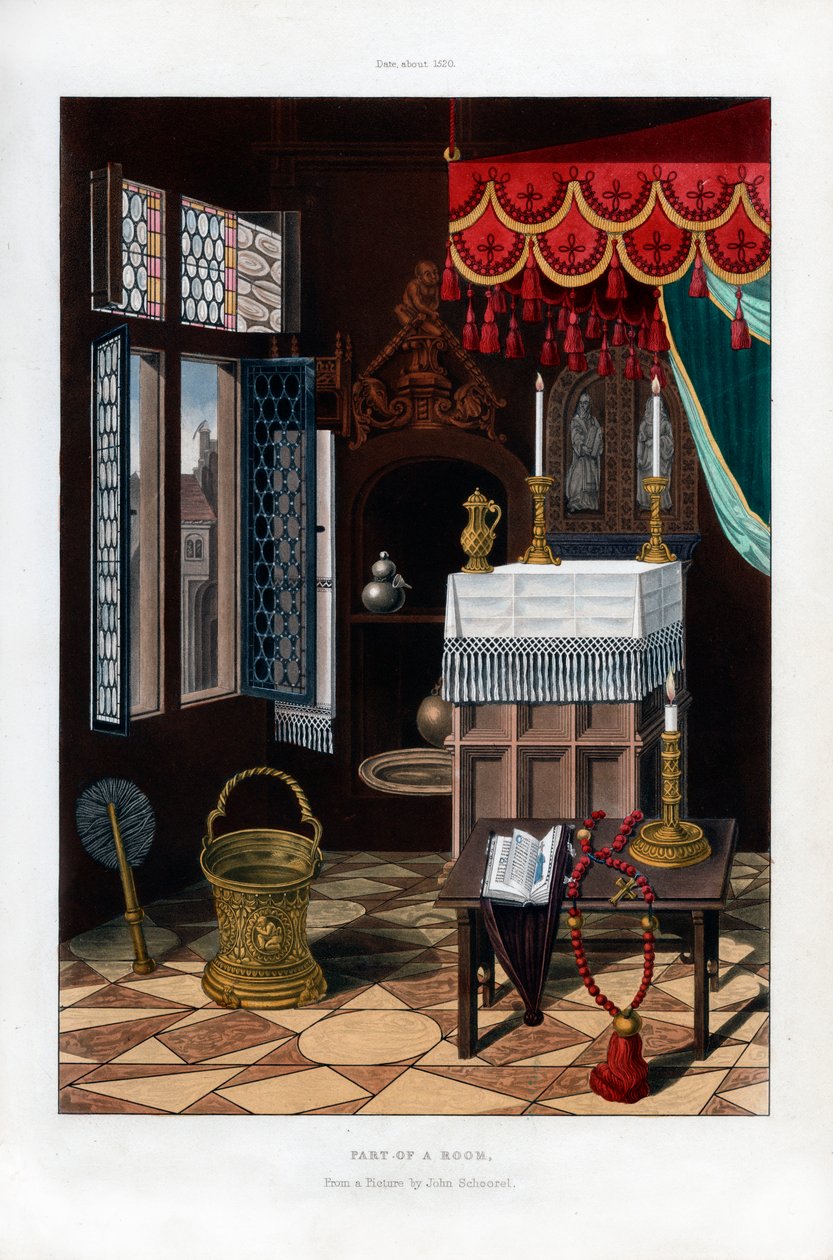 Religiöse Utensilien, um 1520, 1843 von Henry Shaw