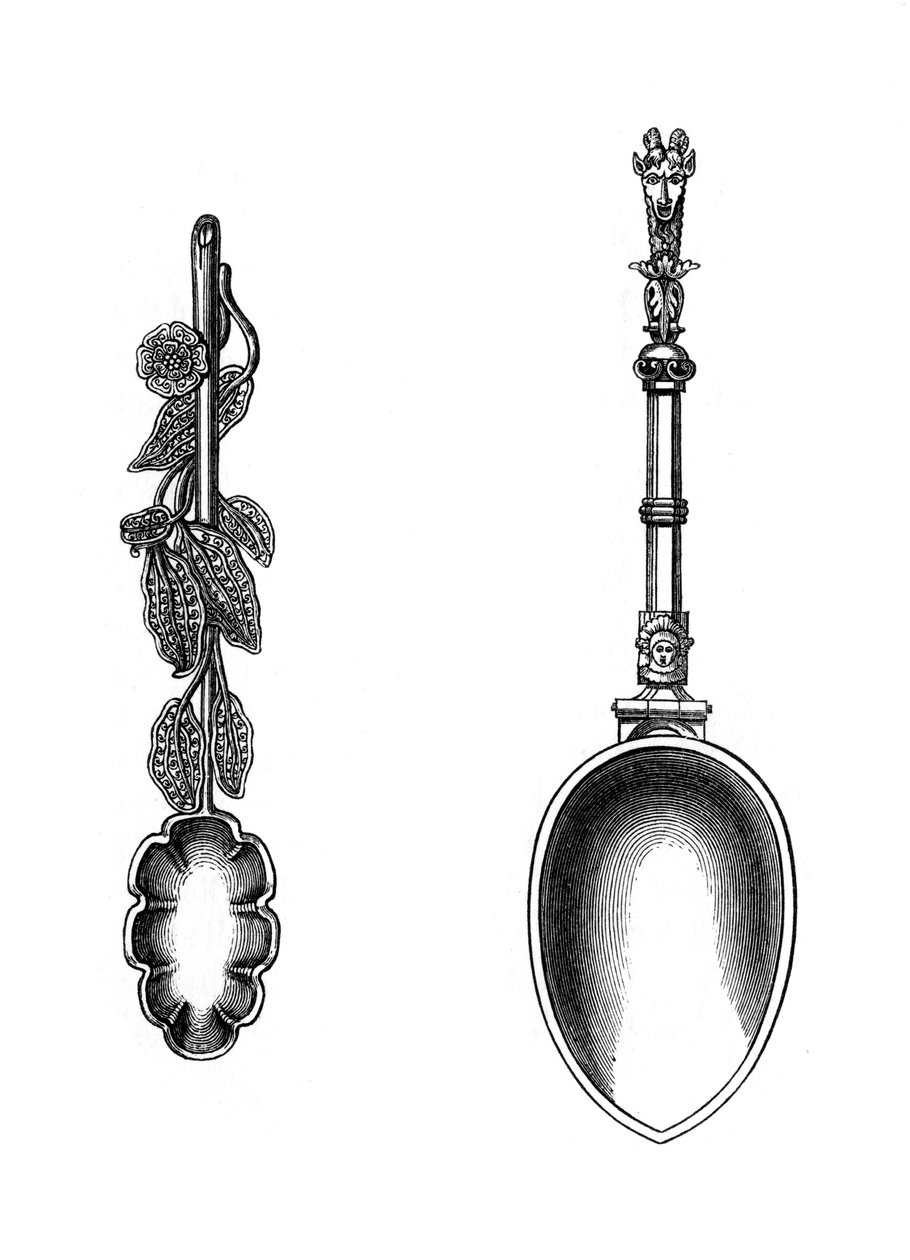 Löffel, 16. Jahrhundert, 1843 von Henry Shaw