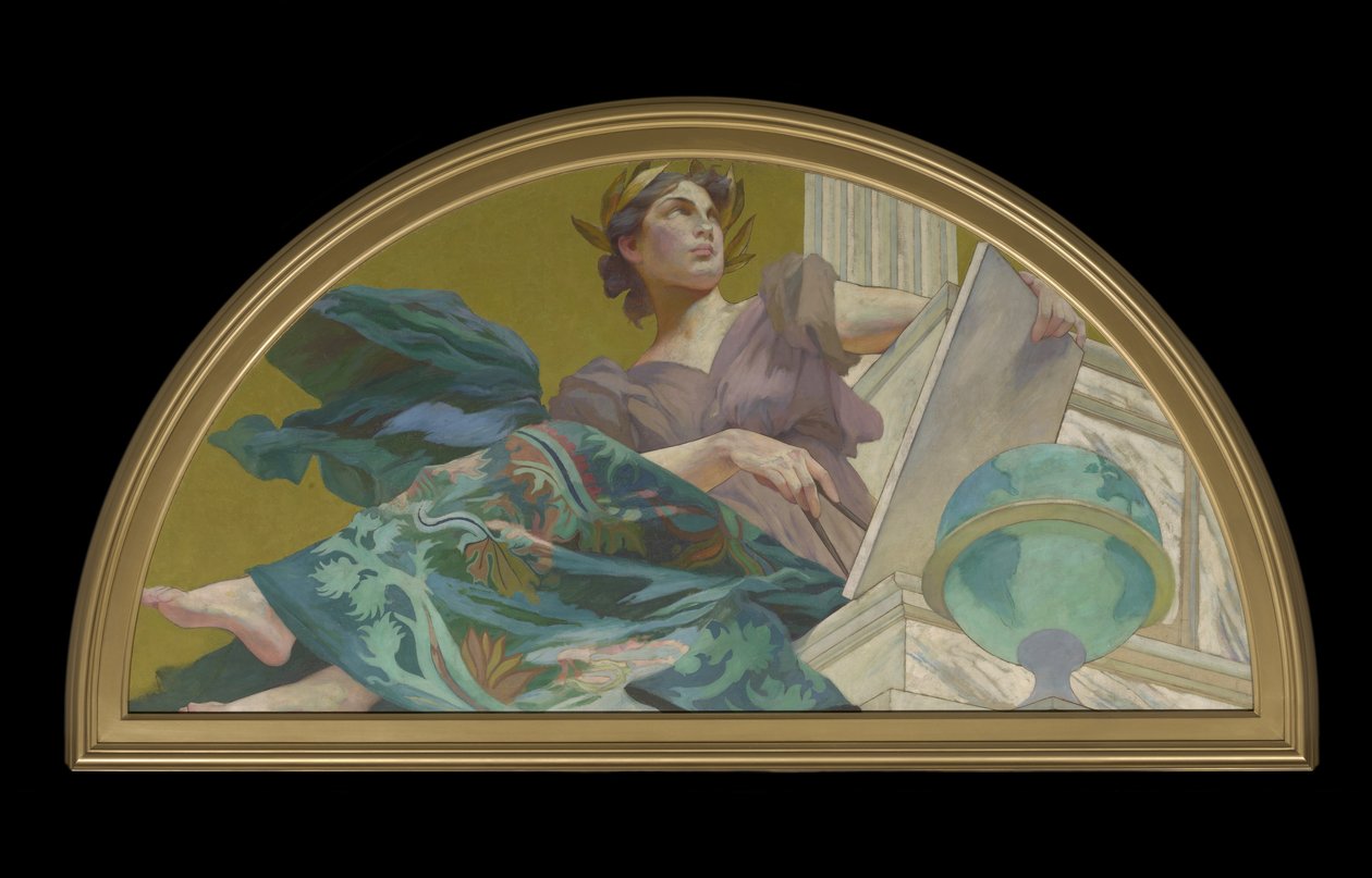 Muse der Astronomie, 1893 von Henry Siddons Mowbray