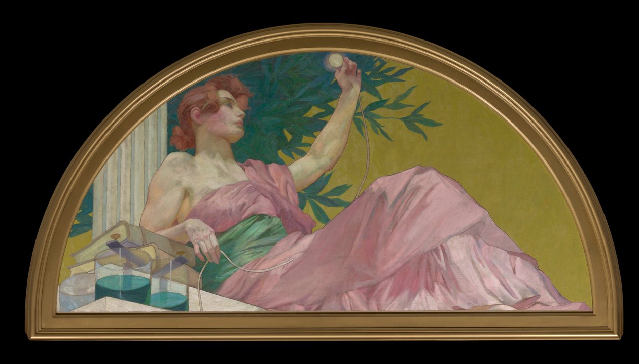 Muse der Elektrizität von Henry Siddons Mowbray