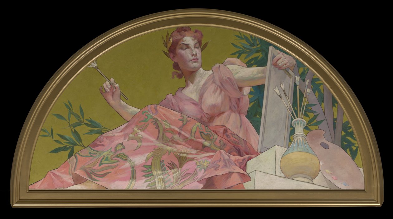 Muse der Malerei, 1893 von Henry Siddons Mowbray
