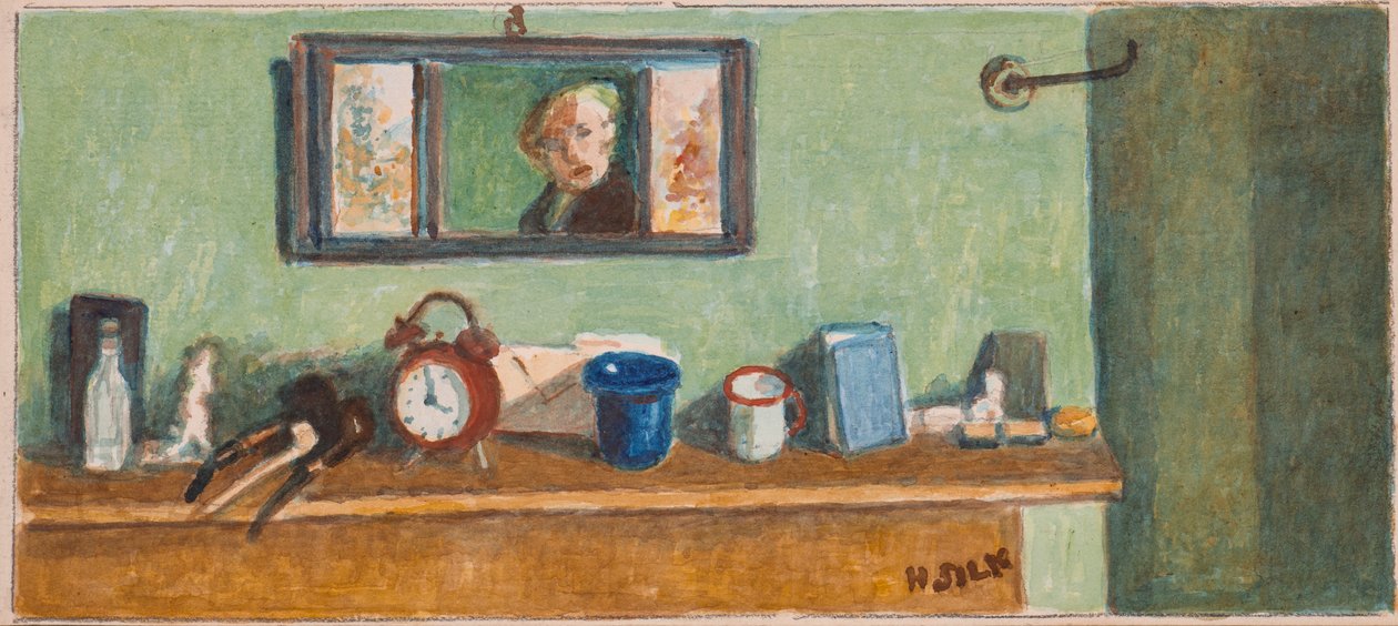 Kamin, ca. 1930 von Henry Silk