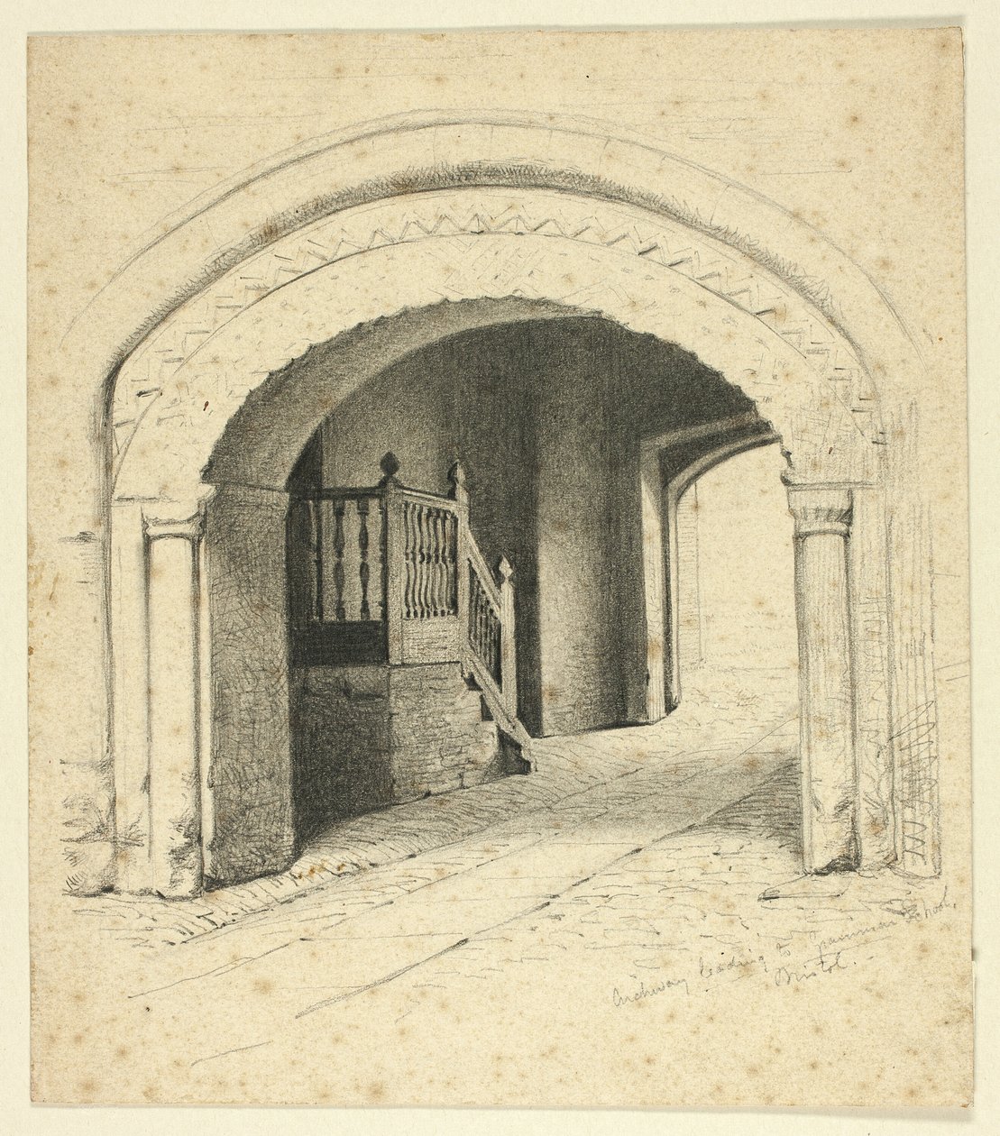 Torweg zur Grammar School, Bristol von Henry Stacy Marks