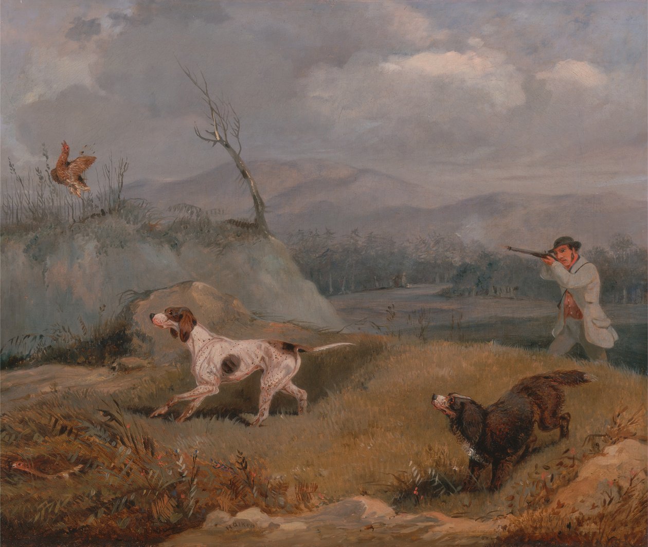 Moorhuhnjagd, ca. 1825 von Henry Thomas Alken