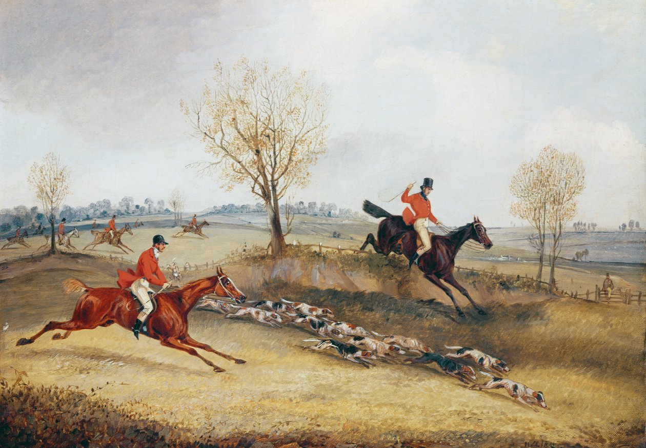 Über den Zaun von Henry Thomas Alken