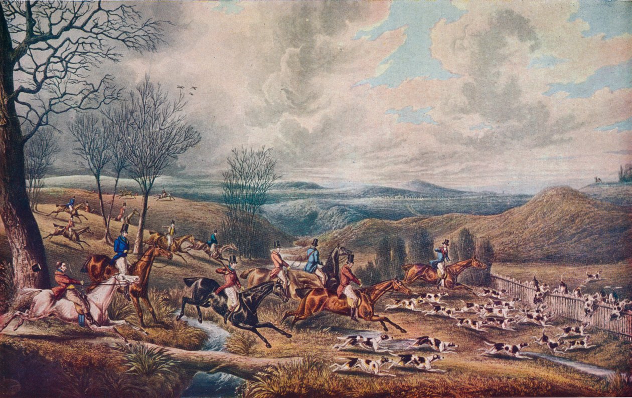 Die Jagd auf das Reh, 1834 von Henry Thomas Alken