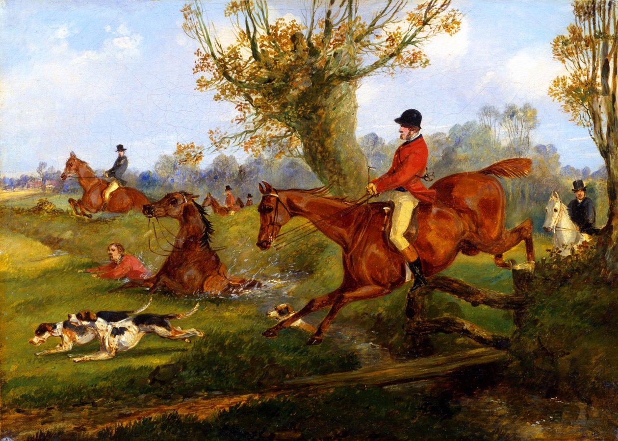 Wassersprung, ca. 1840 von Henry Thomas Alken