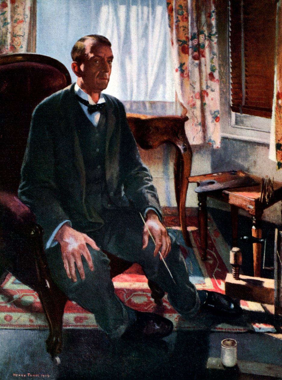 Selbstporträt, 1909, 1926 von Henry Tonks