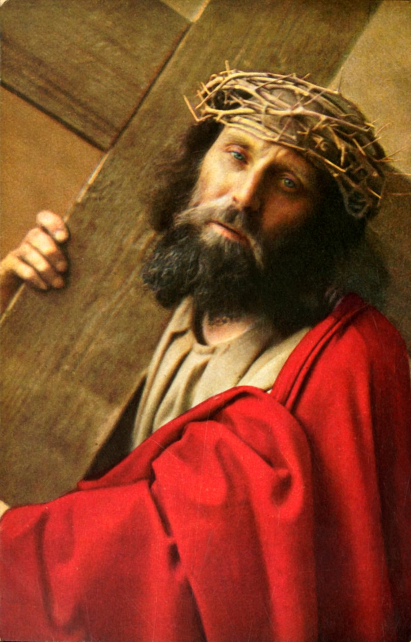 Jesus trägt das Kreuz, 1922 von Henry Traut
