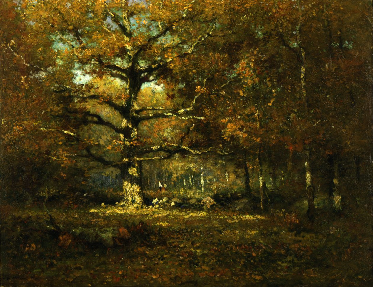 Connecticut-Wälder, 1899 von Henry Ward Ranger