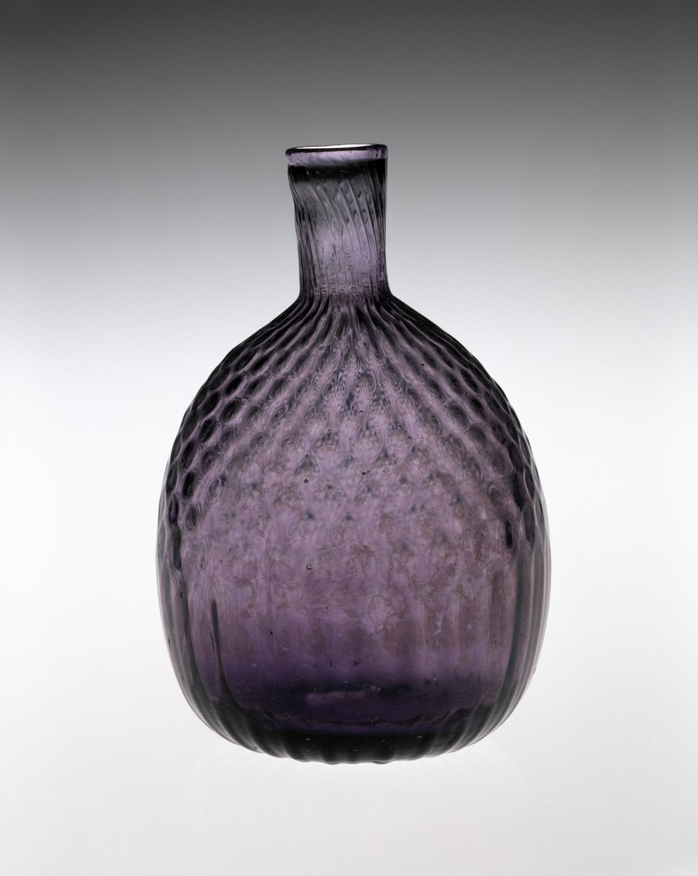 Taschenflasche von Henry William (attr.to) Stiegel