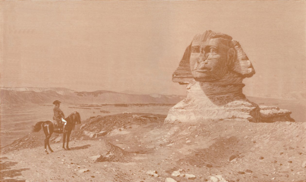 Bonaparte vor der Sphinx von Henry Wolf