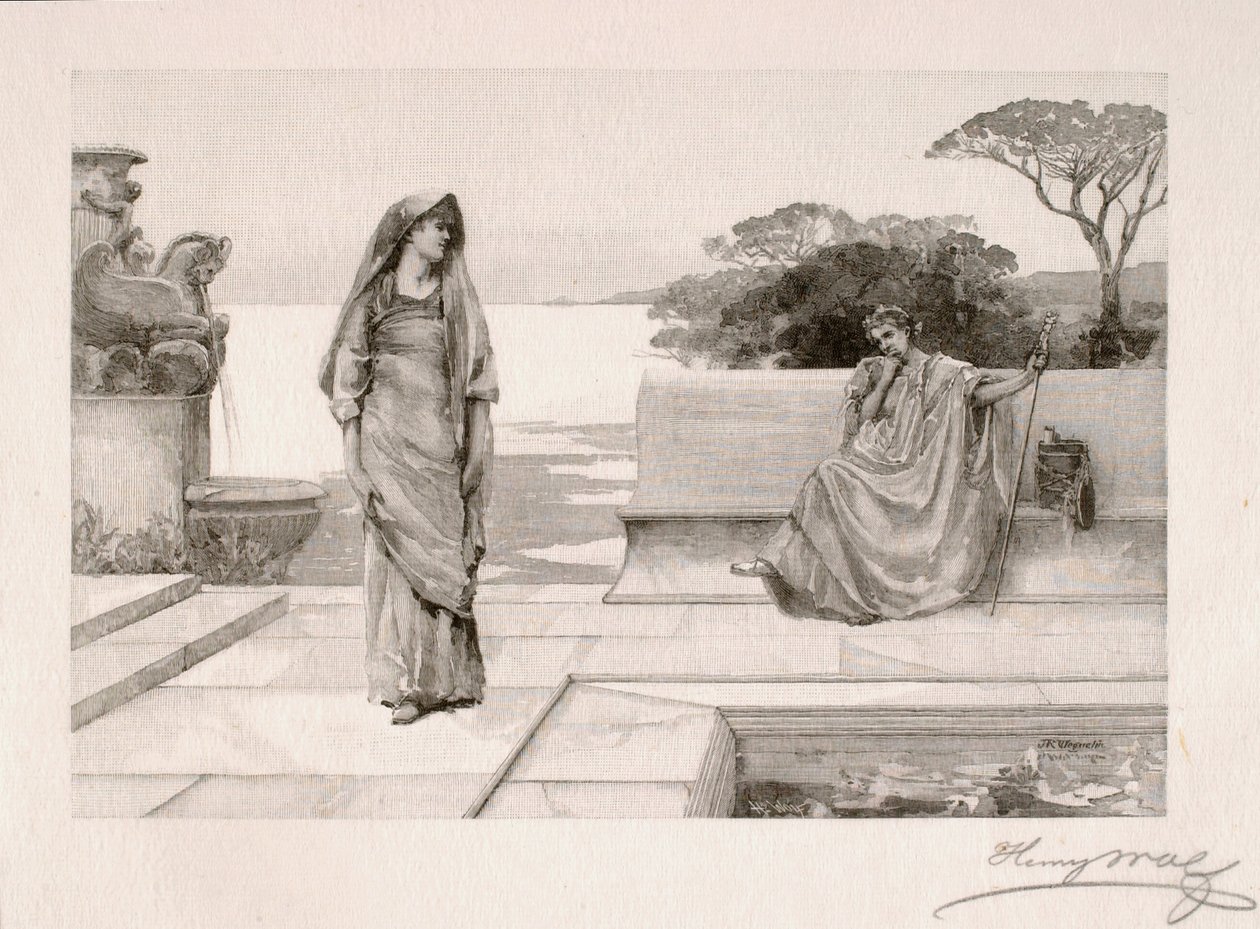 Horace und Lydia von Henry Wolf
