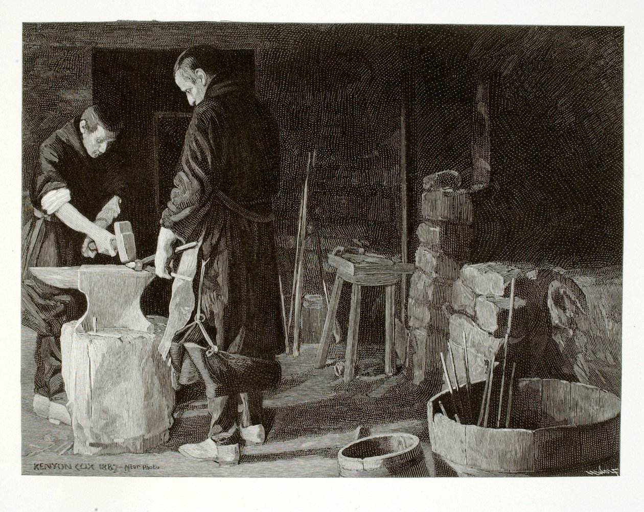 In der Schmiede von Henry Wolf