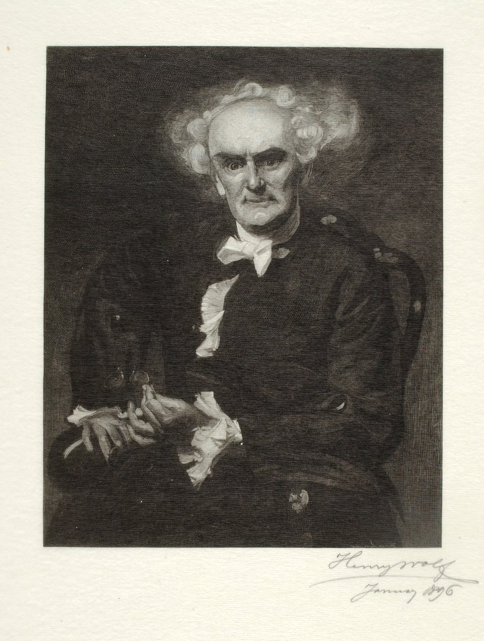 Joseph Jefferson als "Dr. Pangloss" von Henry Wolf